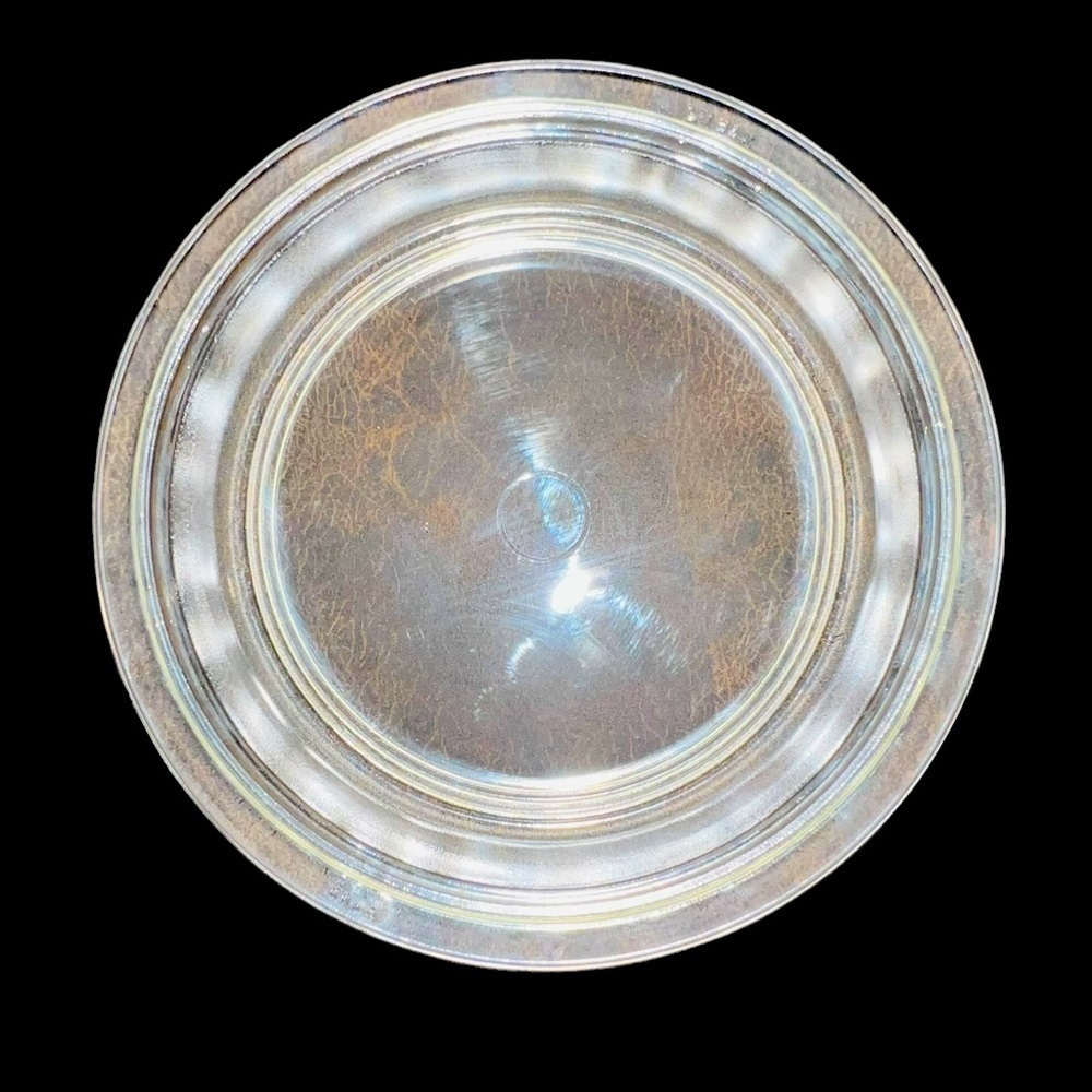 Vintage Pyrex Clear Glass 723-C Dual Duty Replacement Lid~Pie Plate 9 Inch